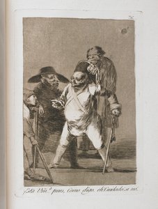 ロスカプリチョスのプレート、1797年〜1798年 作： Francisco de Goya